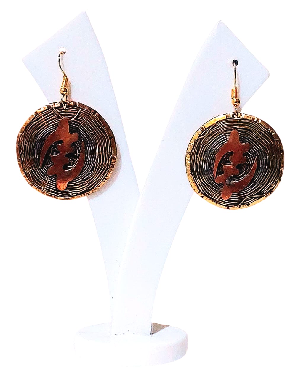 Purely Handmade Brass Earrings