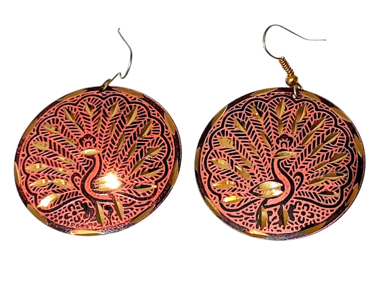 Purely Handmade Brass Earrings