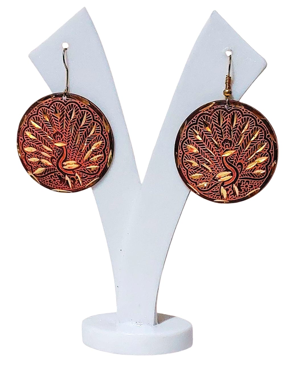 Purely Handmade Brass Earrings