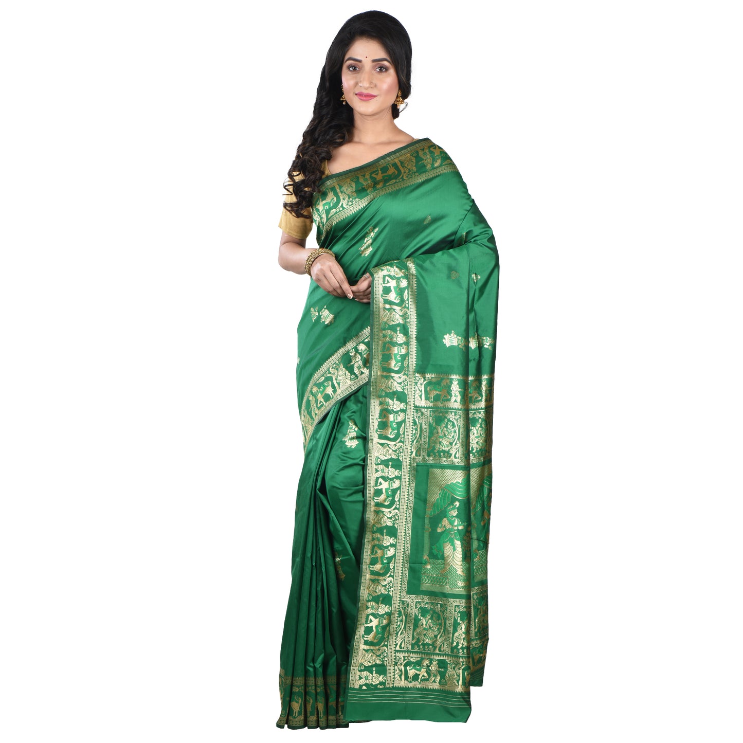Fashweave Premium Baluchari Silk Sarees For Women & Girls | A Timeless Fusion of Traditional Craftsmanship and Contemporary Elegance, Perfect for Every Special Occasion