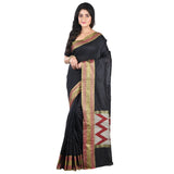 Premium Pure Handloom Silk Cotton Sarees with Blouse Piece for Women & Girls