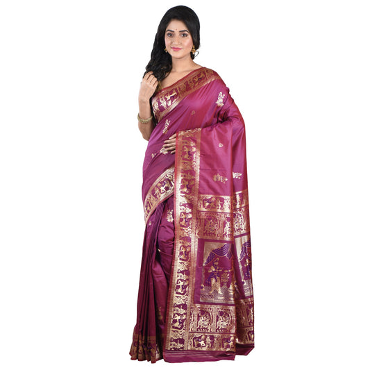 Fashweave Premium Baluchari Silk Sarees For Women & Girls
