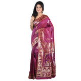 Fashweave Premium Baluchari Silk Sarees For Women & Girls