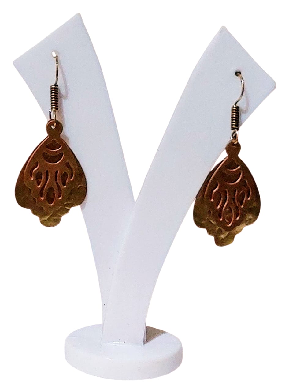 Purely Handmade Brass Earrings
