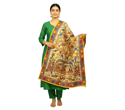 Premium Phulkari Embroidered Dupatta