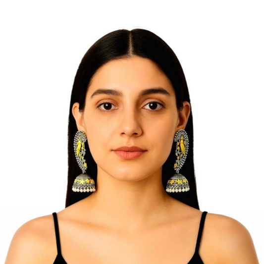 Handcrafted Silver Plated Earrings For Women & Girls