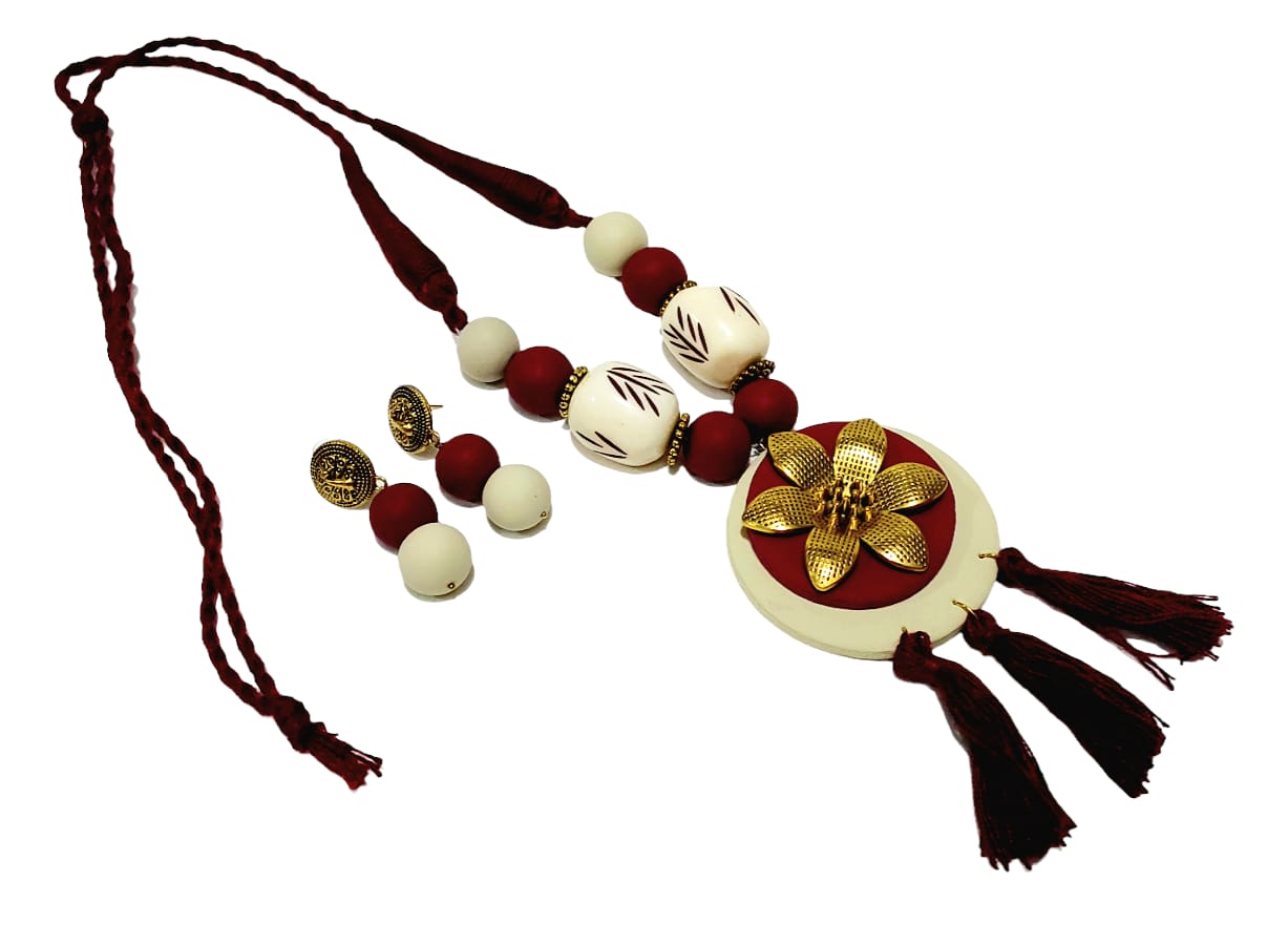 Premium Purely Handmade Clay Jewellery Sets for Women & Girls