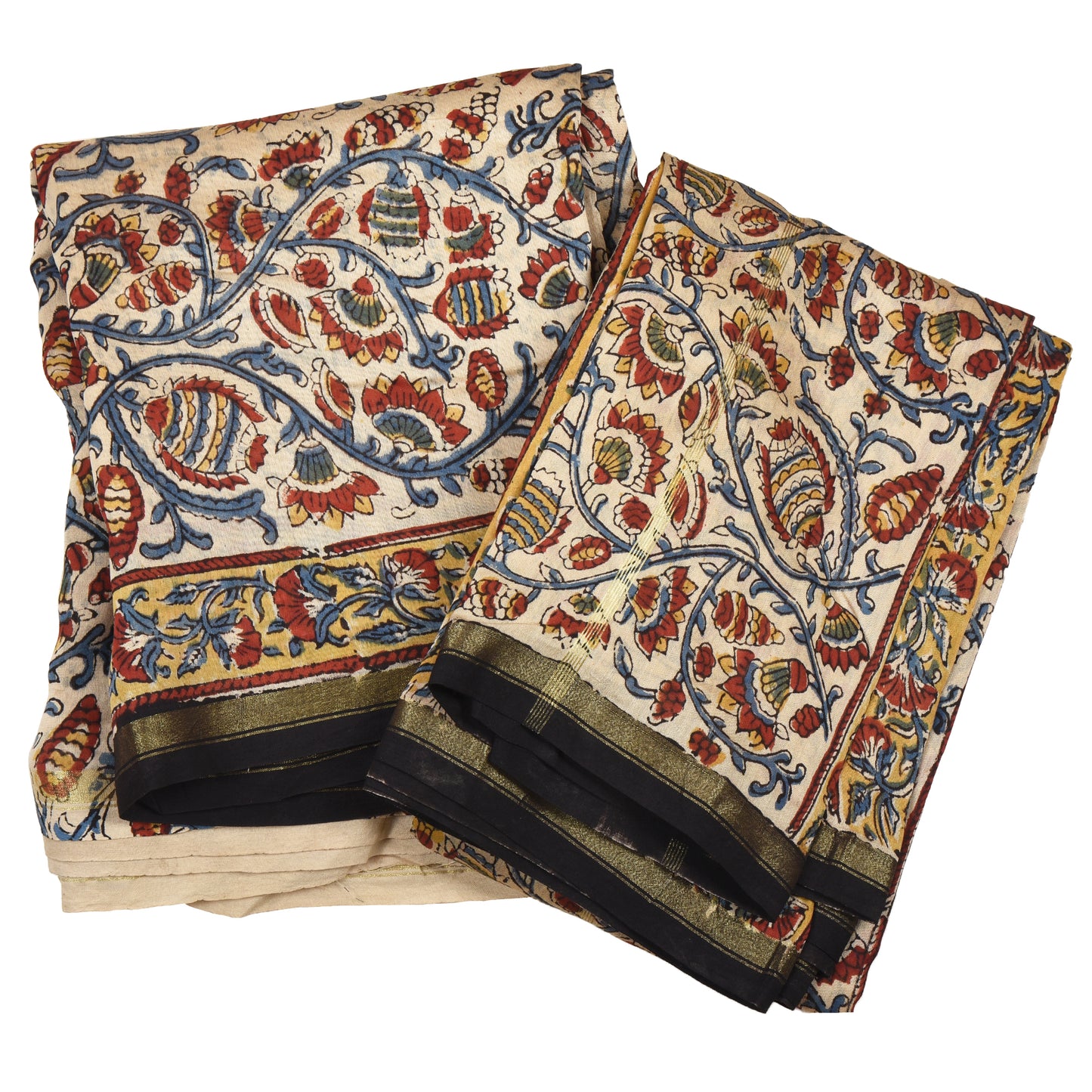 Purely Handmade Chanderi Silk By Cotton Suit Pieces