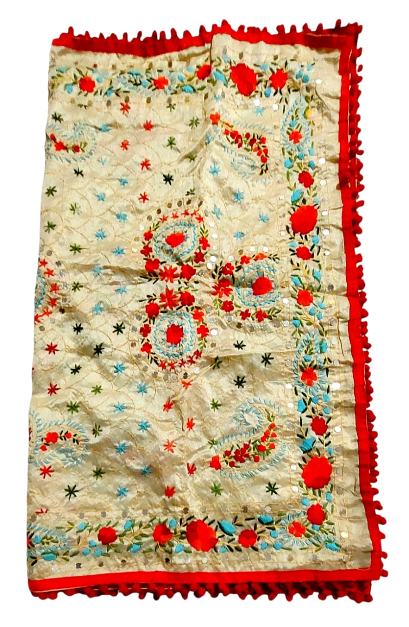 Fashweave Stylish Women's Phulkari Dupatta