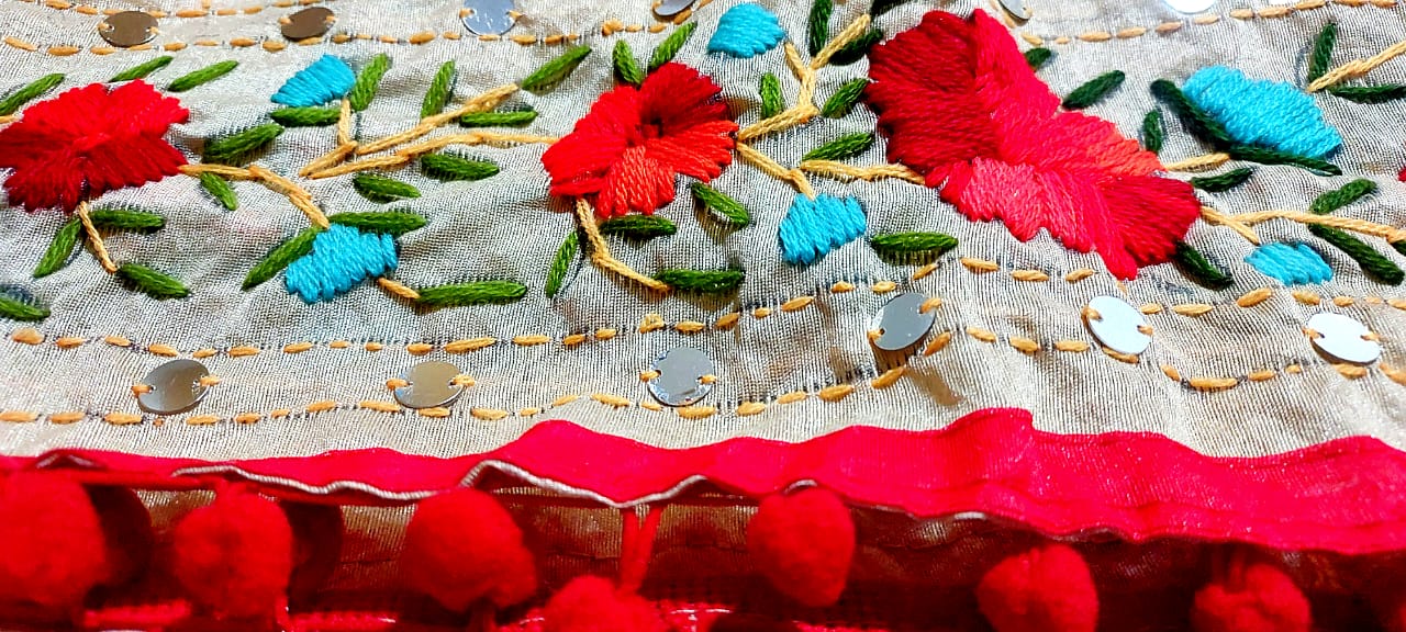 Fashweave Stylish Women's Phulkari Dupatta