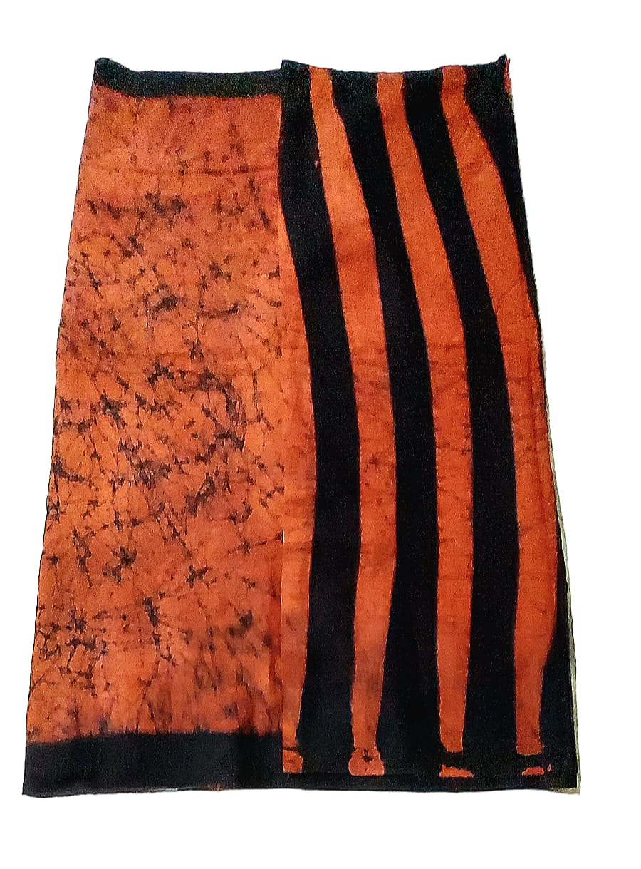 Pure Soft Cotton Batik Block Printed Saree