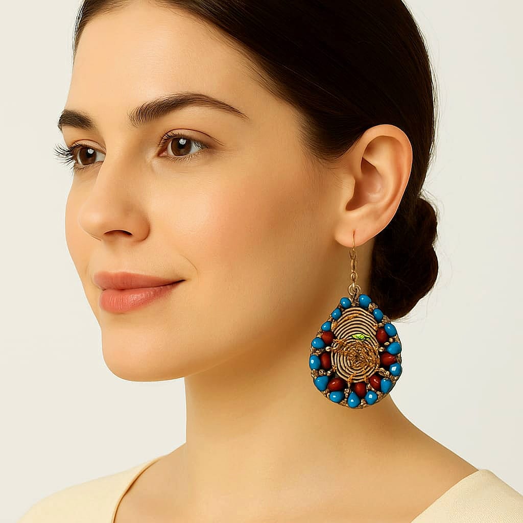 Purely Handmade Brass Earrings