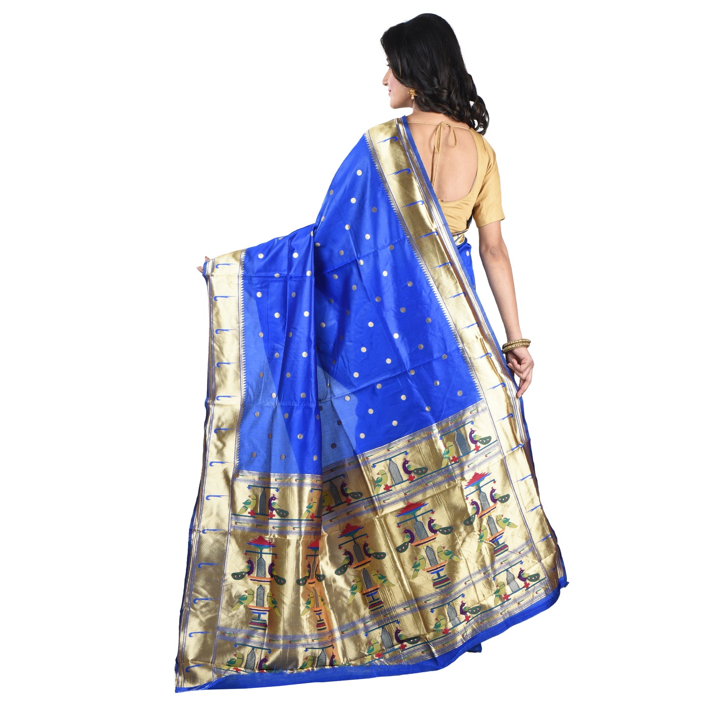 Exquisite Muniya Paithani Silk Sarees For Women & Girls