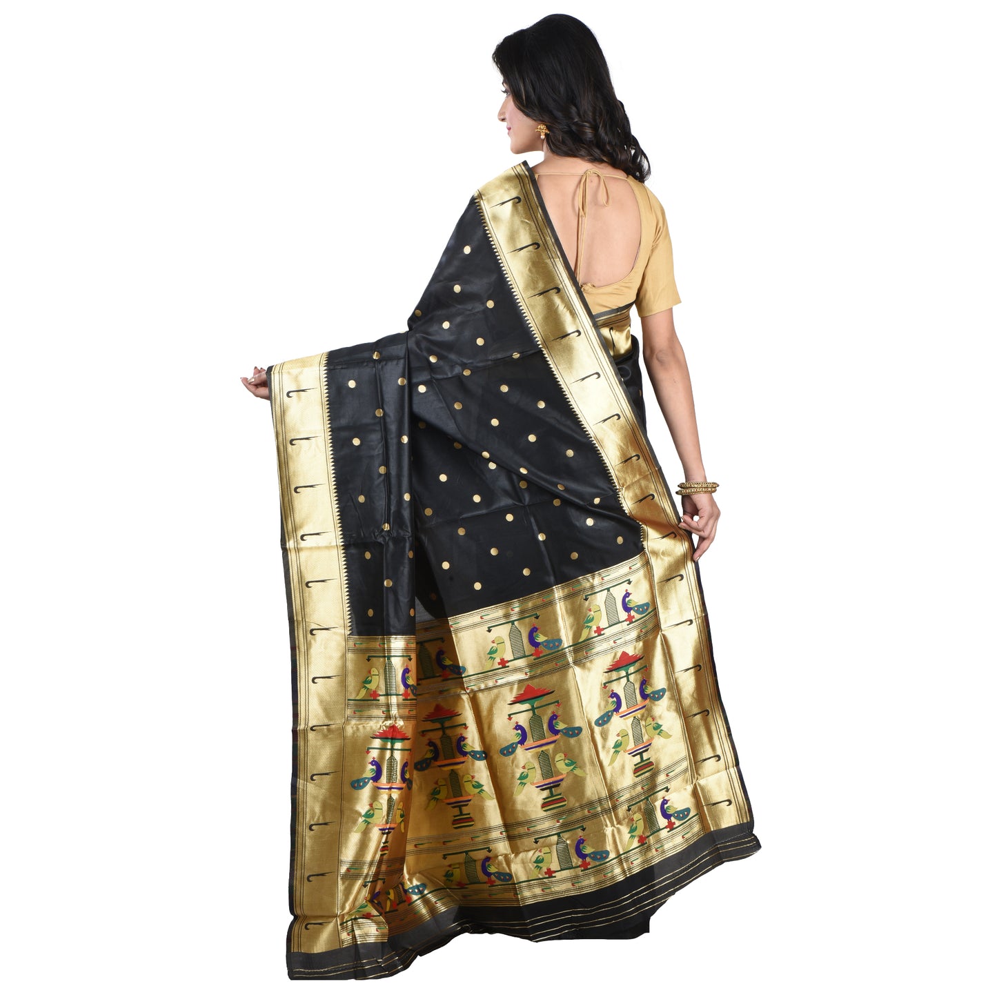 Exquisite Muniya Paithani Silk Sarees For Women & Girls