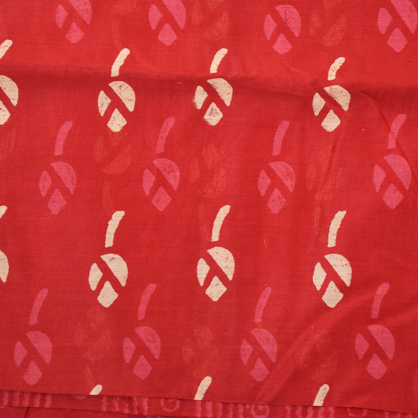 Purely Handmade Chanderi Silk By Cotton Suit Pieces
