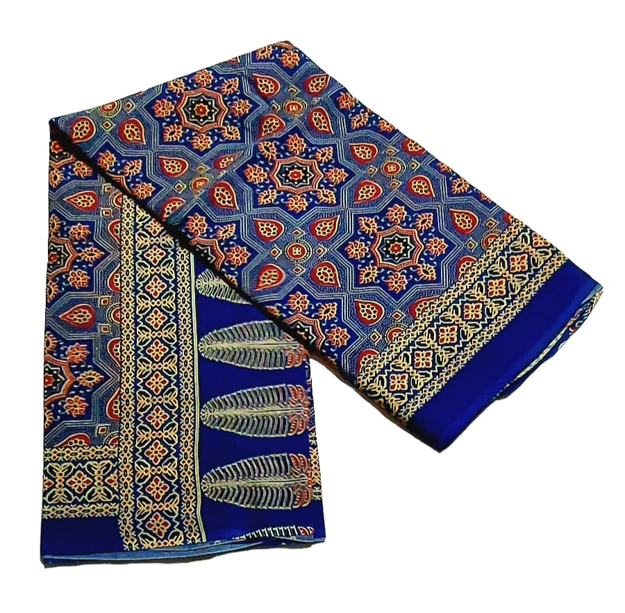 Pure Soft Cotton Hand Block Printed Sarees