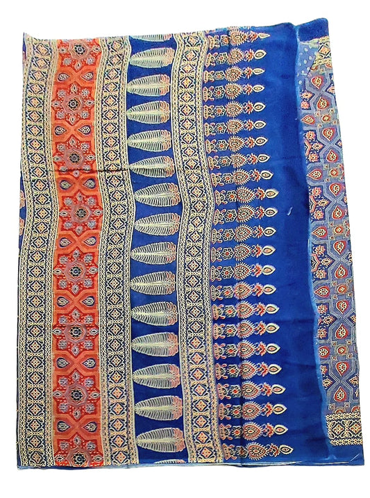 Pure Soft Cotton Hand Block Printed Sarees