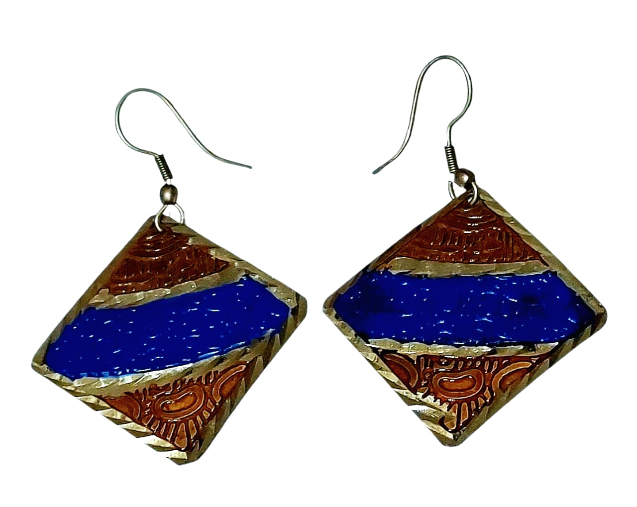 Purely Handmade Brass Earrings