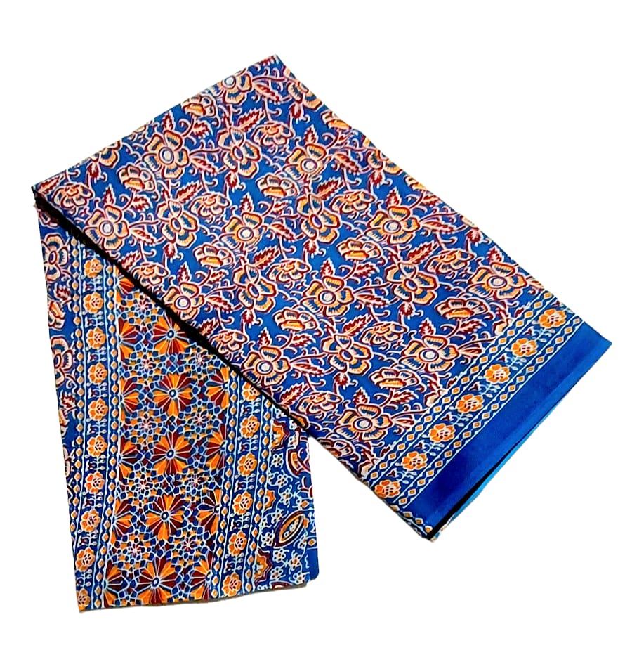 Pure Soft Cotton Hand Block Printed Sarees