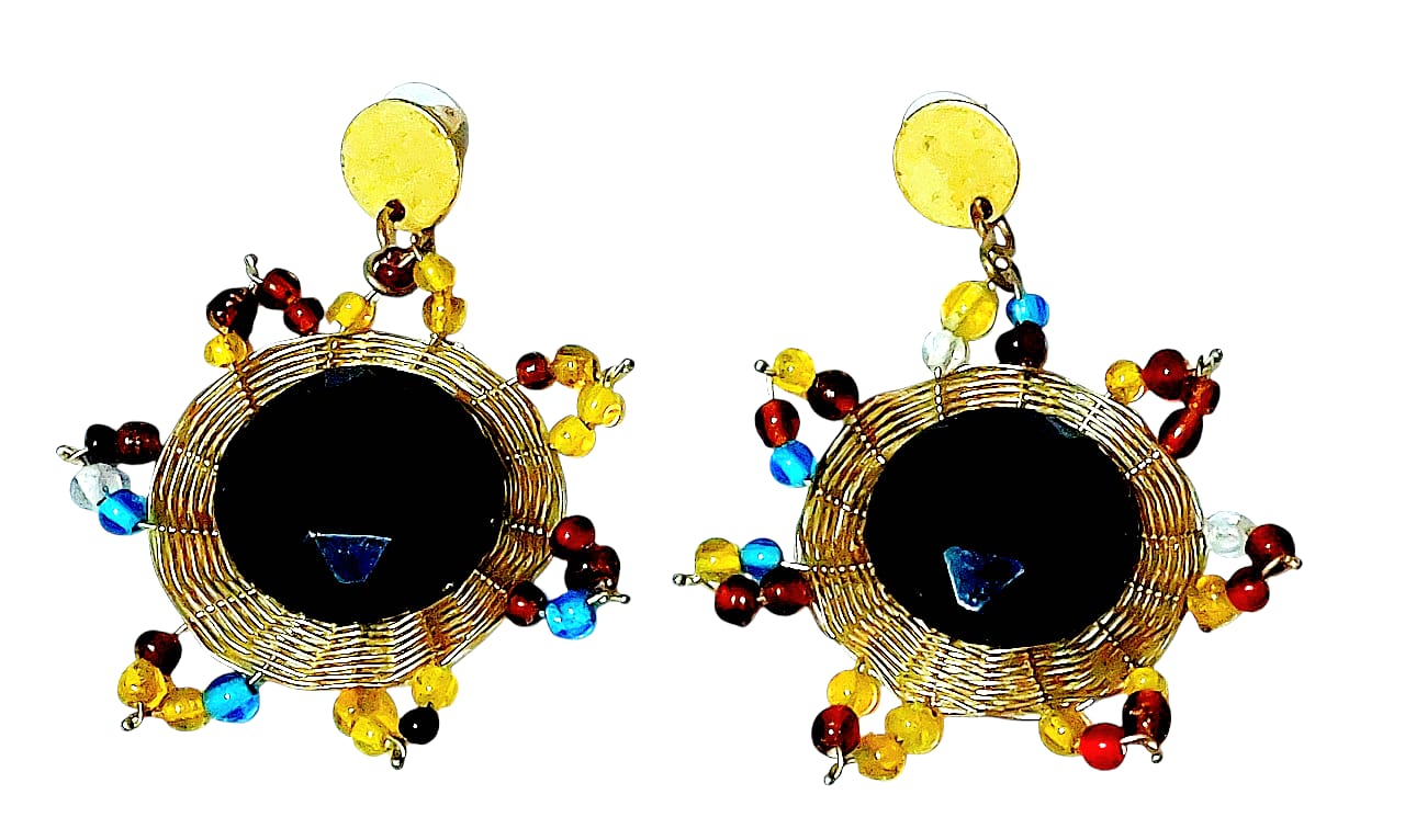 Purely Handmade Brass Earrings