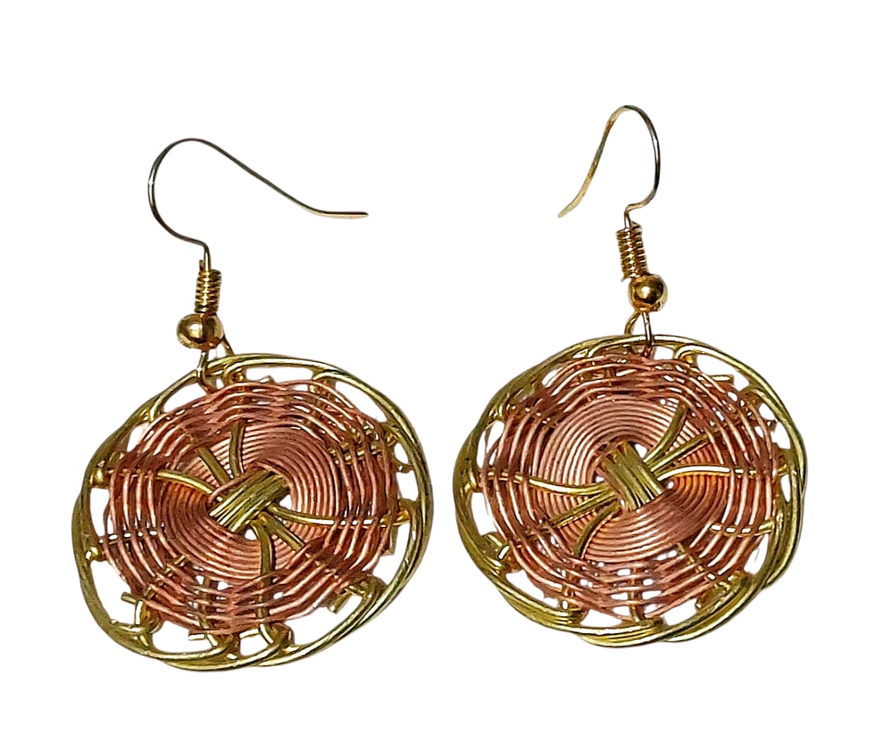Purely Handmade Brass Earrings
