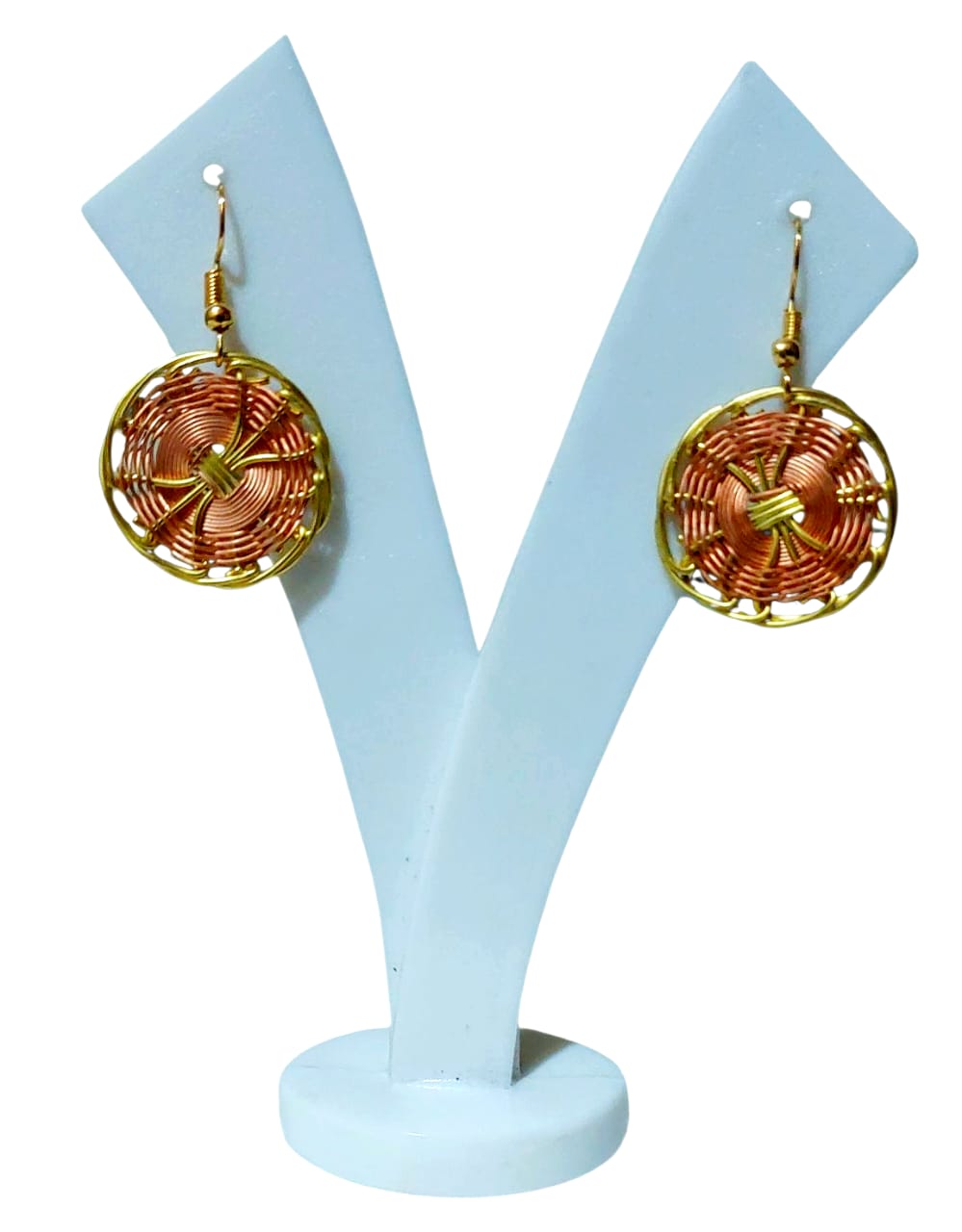 Purely Handmade Brass Earrings