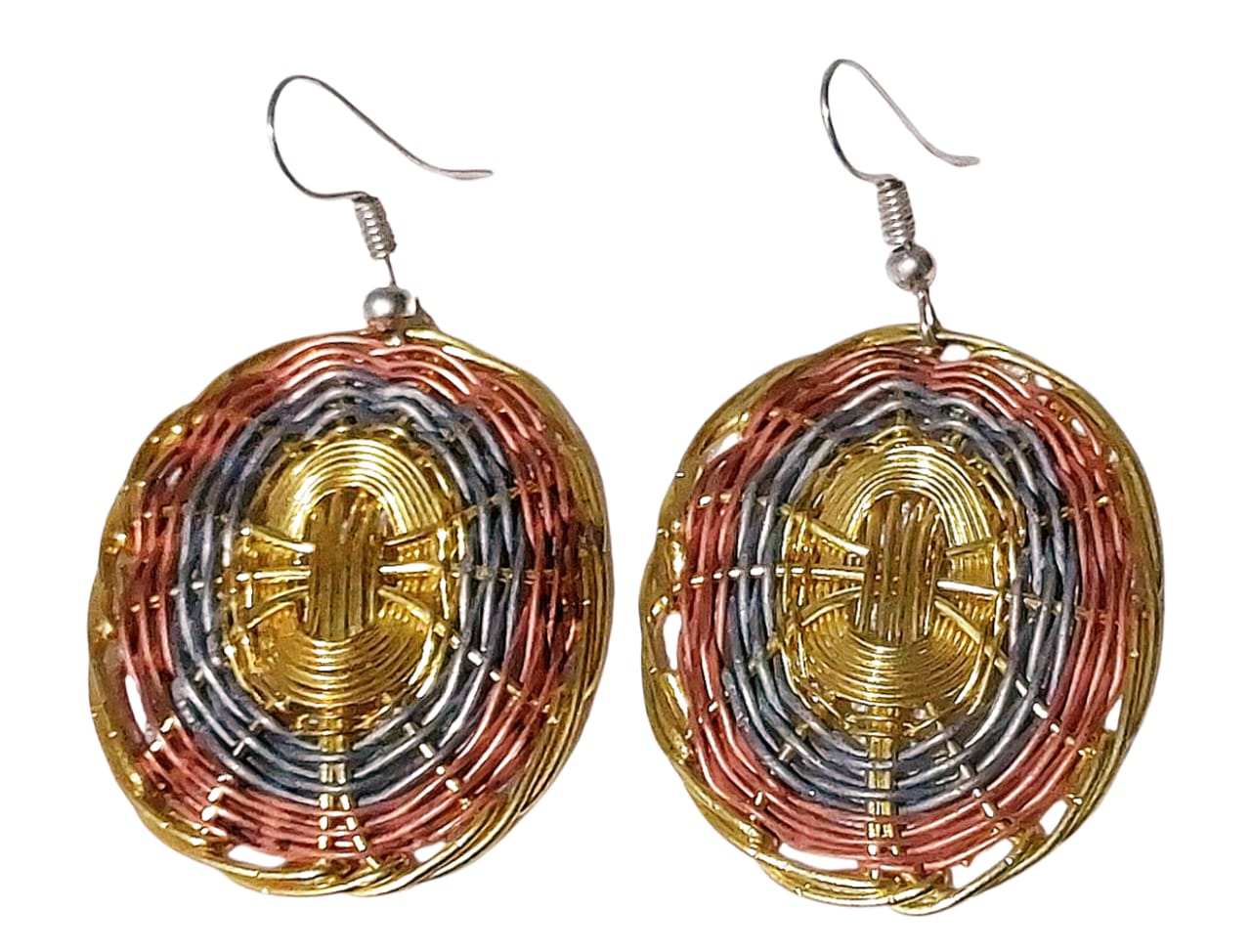 Purely Handmade Brass Earrings