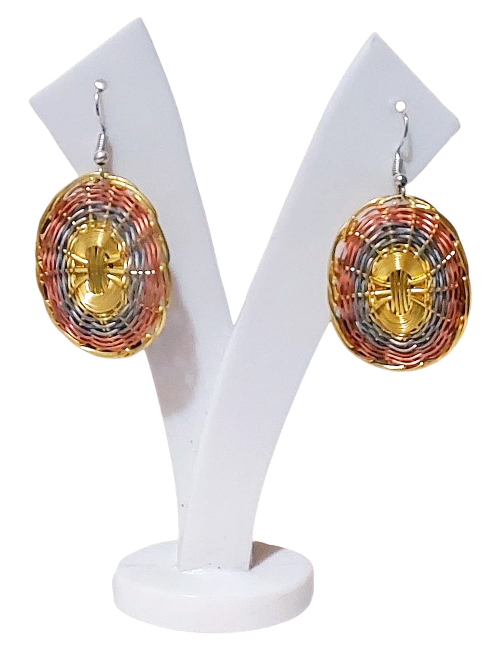 Purely Handmade Brass Earrings