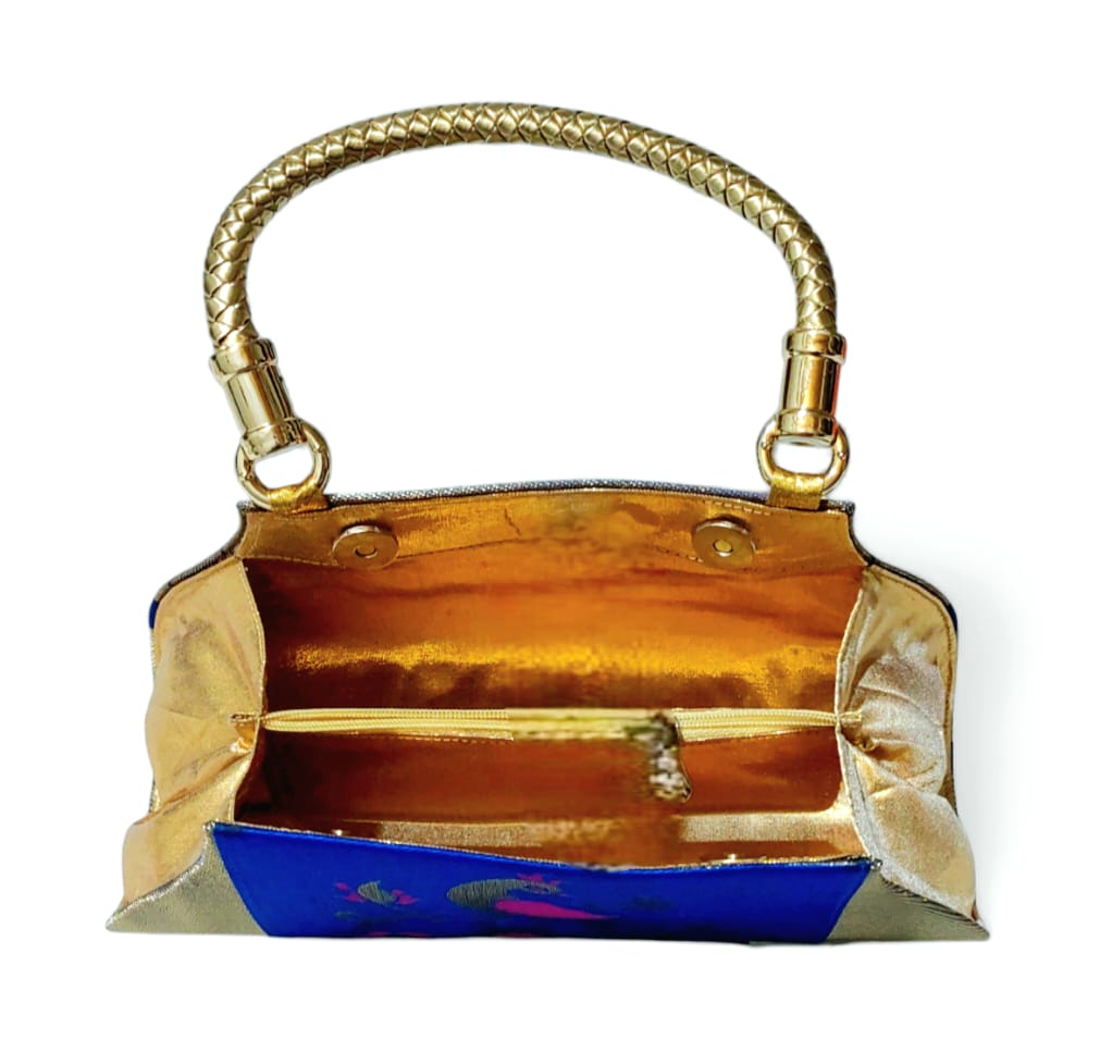 Luxury Paithani Clutch Bag