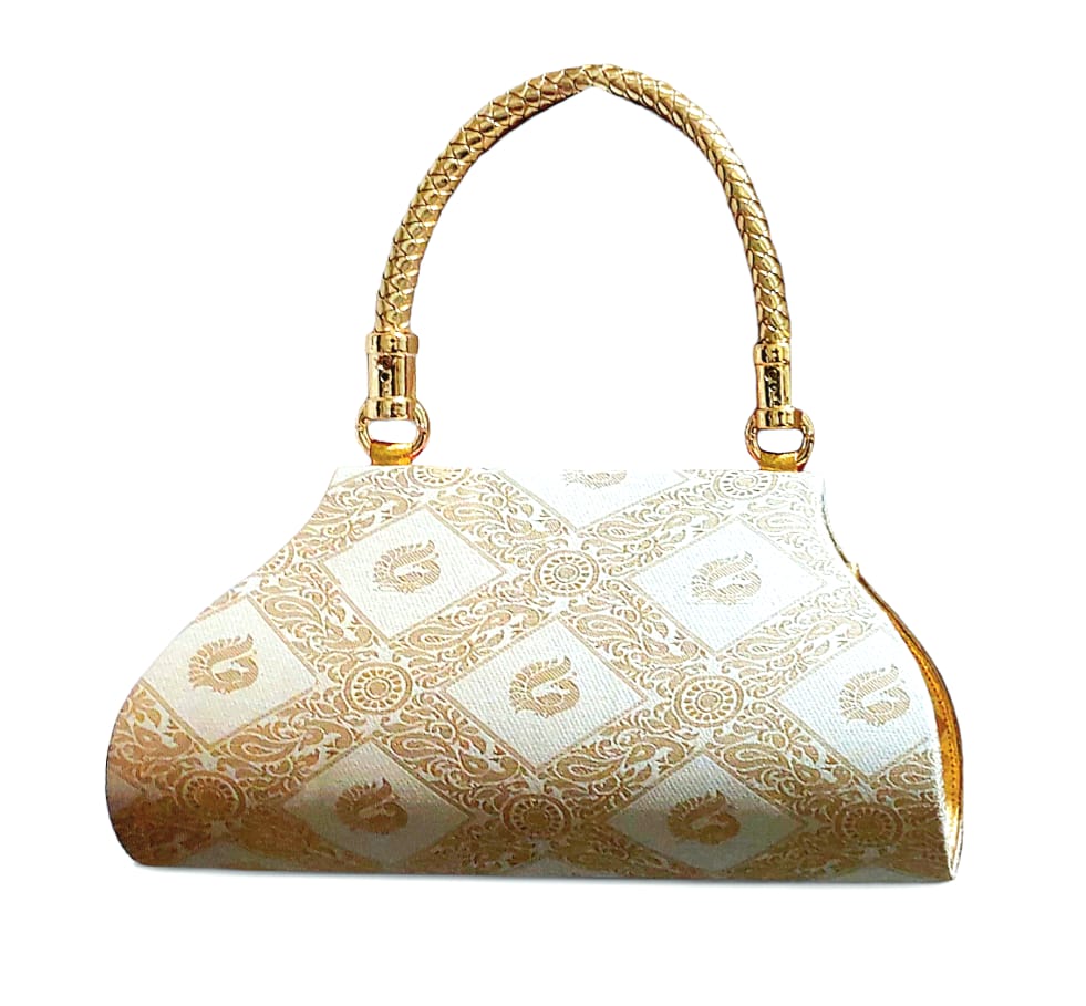 Luxury Paithani Clutch Bag