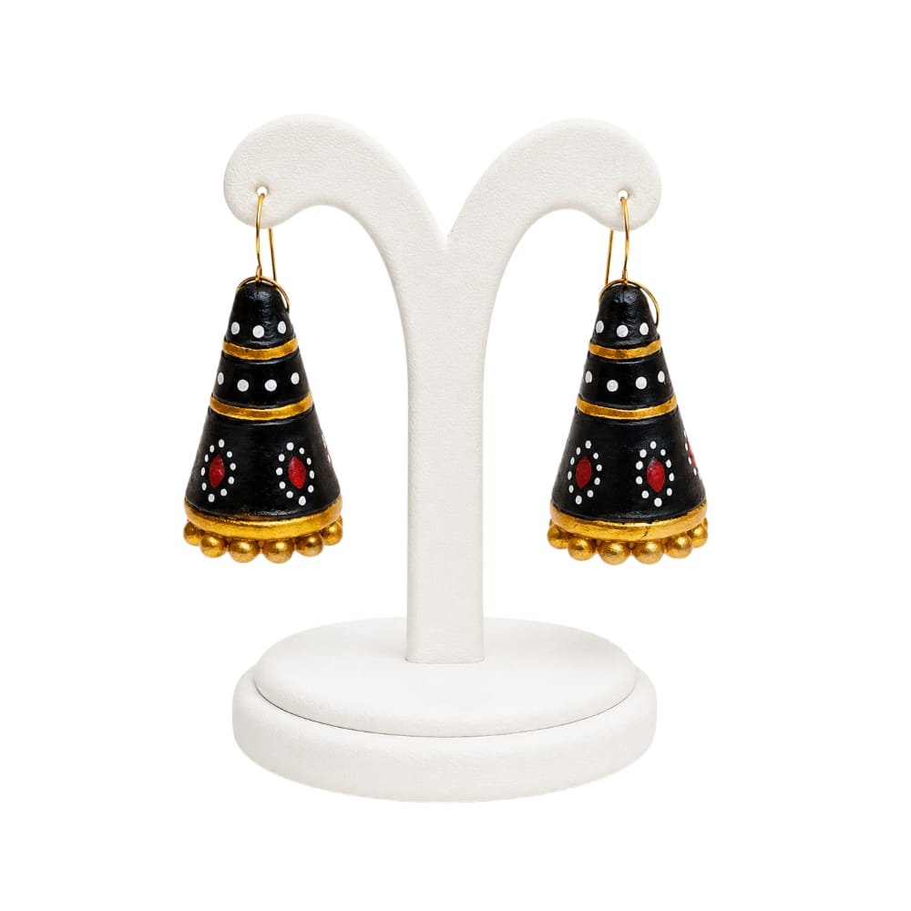 Cone-Shaped Bell Structure (Jhumka hook style) Dangler Earrings