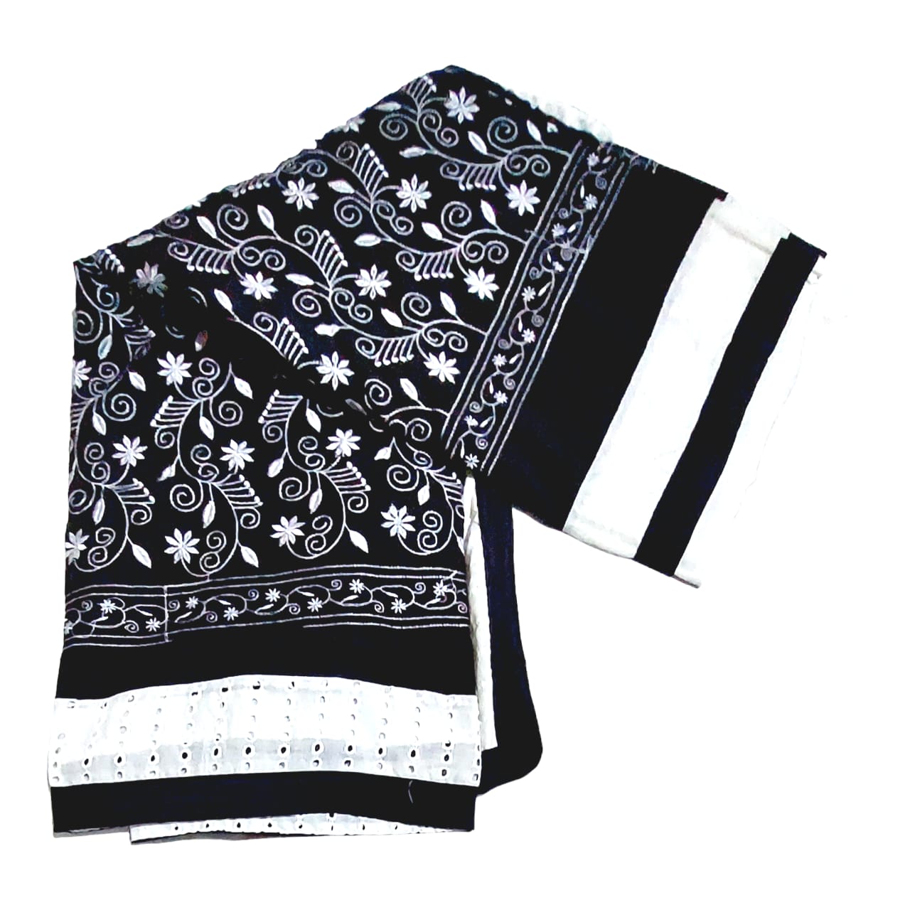 Pure Kantha Embroidered Hakoba Sarees