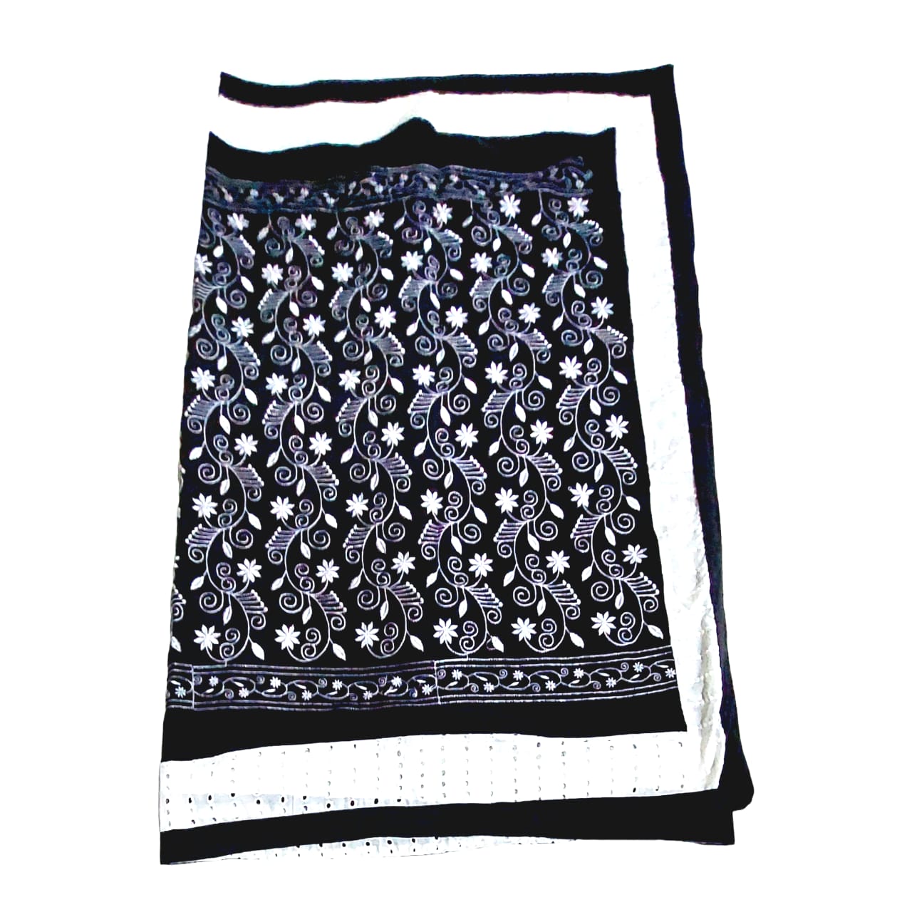 Pure Kantha Embroidered Hakoba Sarees
