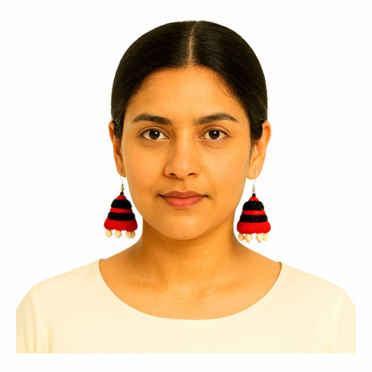 Purely Handmade Jute Earrings