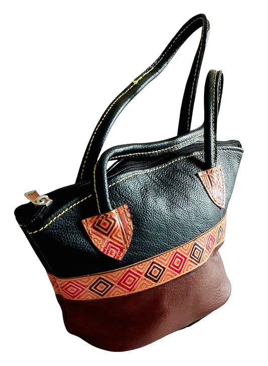 Pure Leather Handcrafted Tote Bag