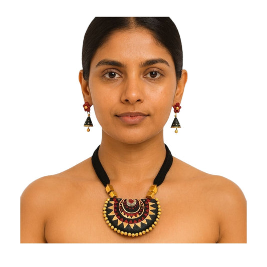 Terracotta Thread Necklace Sets