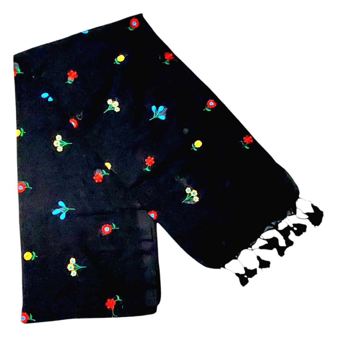 Soft Lightweight Floral Embroidered Sarees