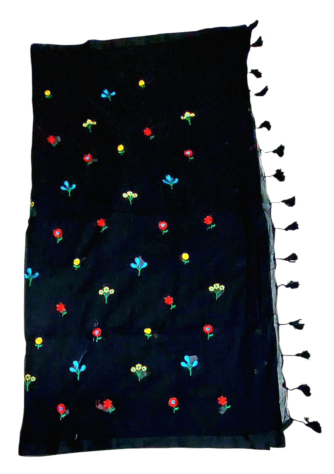 Soft Lightweight Floral Embroidered Sarees