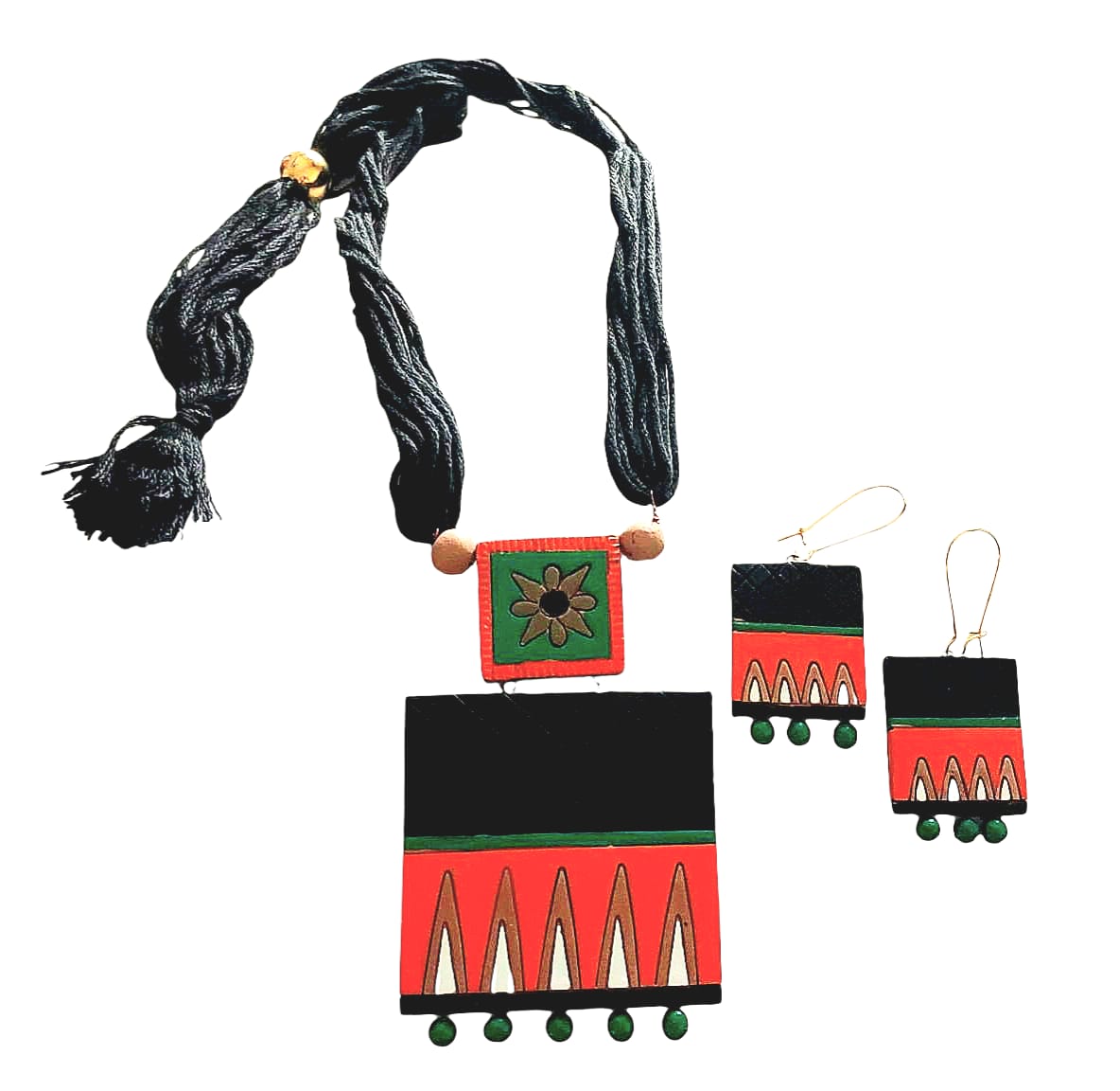 Terracotta Thread Necklace Sets