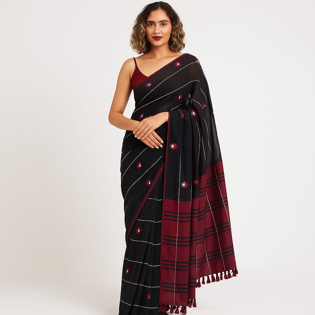 Pure Cotton Soft Lightweight Handloom Saree