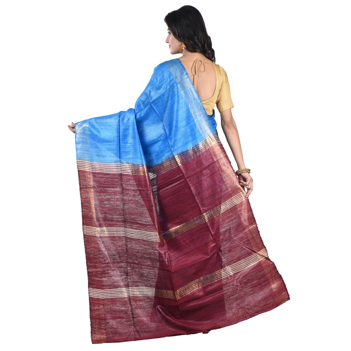 Premium Pure Handloom Silk Cotton Sarees with Blouse Piece For Women & Girls