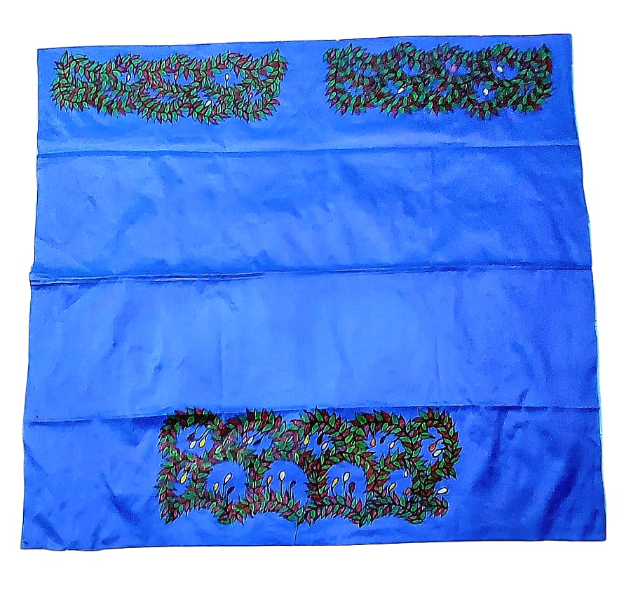 Fash Weave Cotton Silk Madhubani Hand-Painted Blouse Pieces for Women & Girls | Elegant Artisanal Designs Combining Traditional Craftsmanship and Modern Fashion