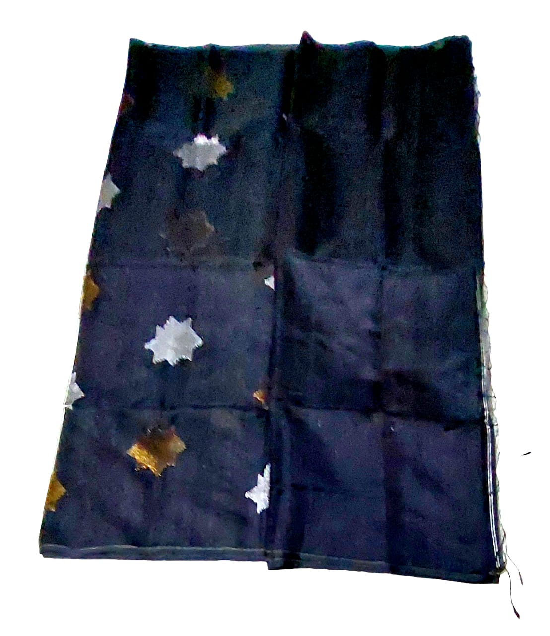 Matka Muslin Sarees With Copper & Silver Zari Work For Women & Girls