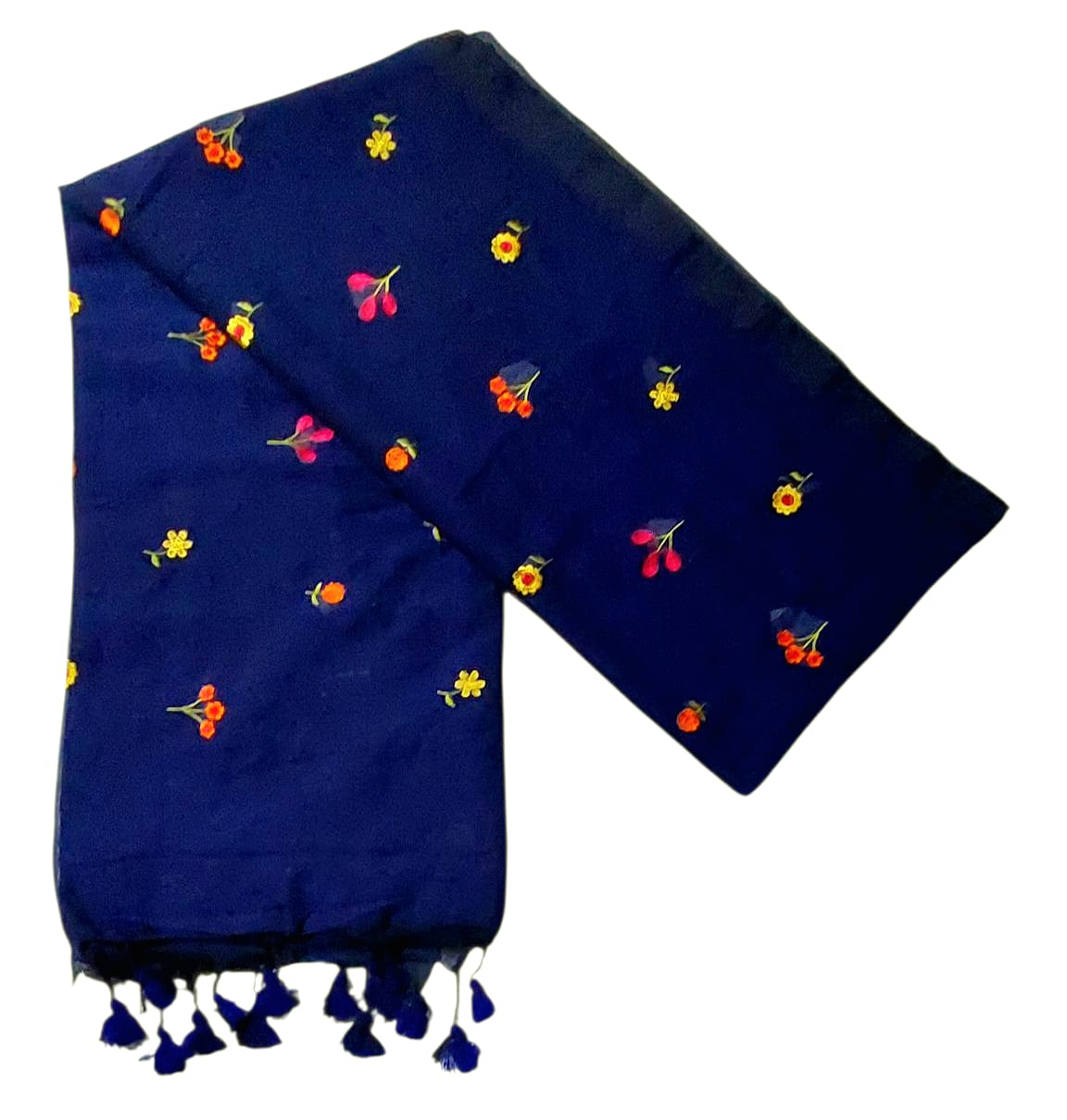 Soft Lightweight Floral Embroidered Sarees