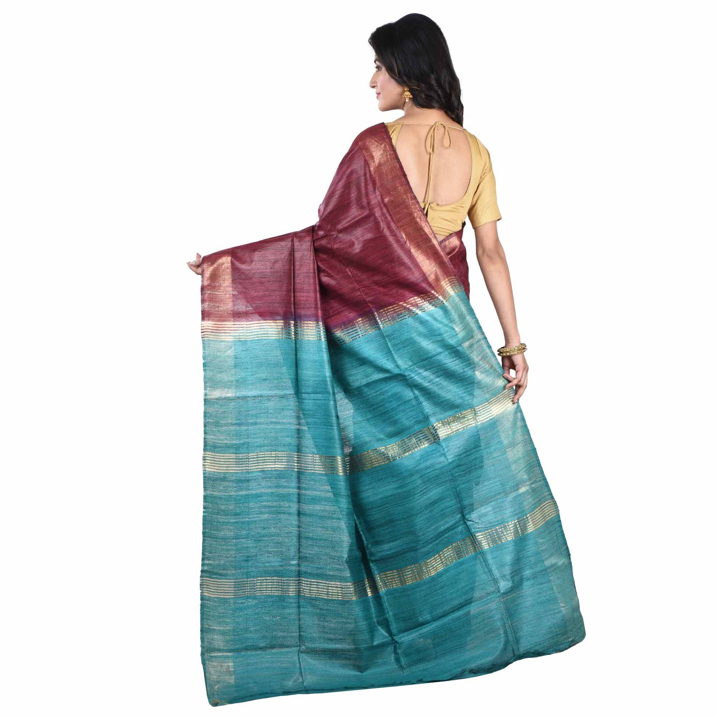 Premium Pure Handloom Silk Cotton Sarees with Blouse Piece For Women & Girls