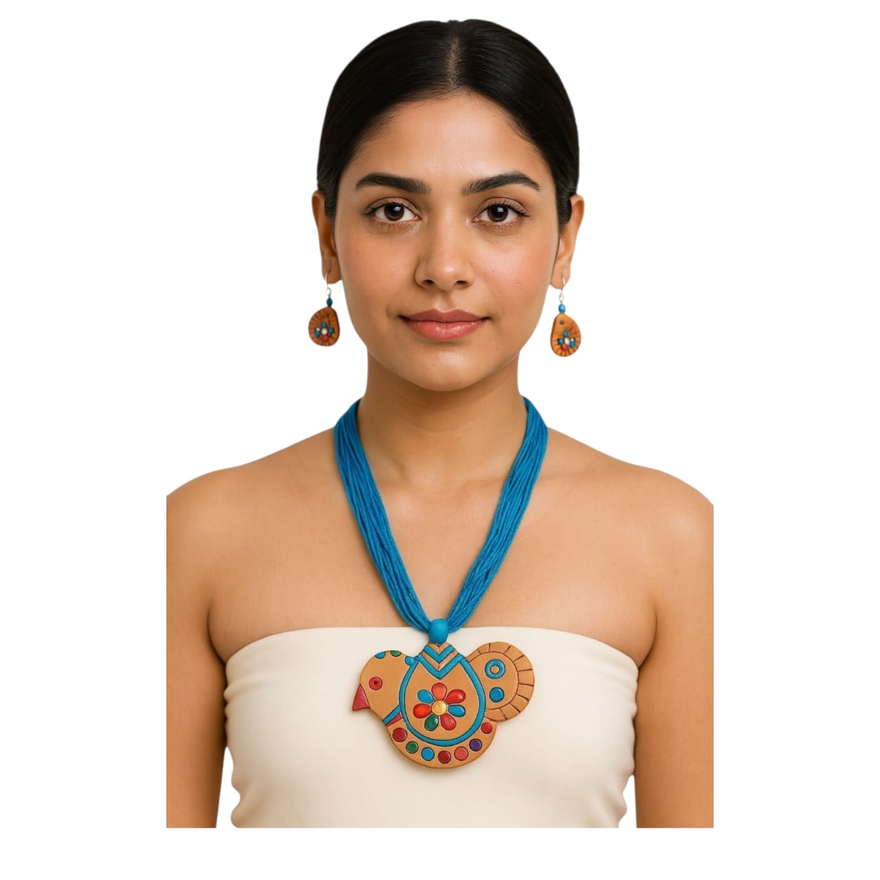 Terracotta Thread Necklace Sets