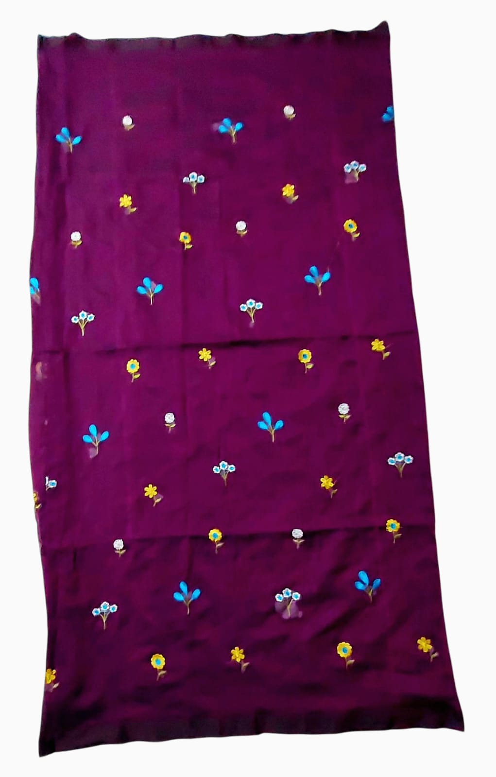 Soft Lightweight Floral Embroidered Sarees