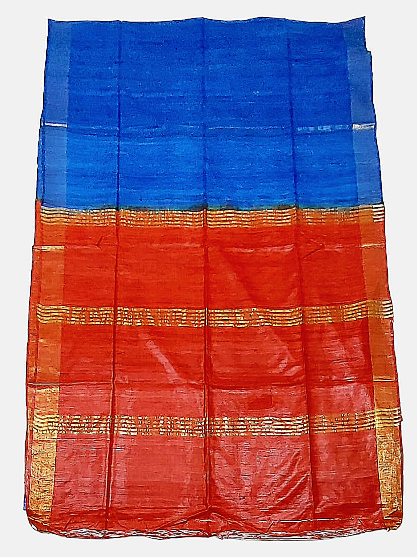 Premium Tussar Ghiccha Silk Saree  with Blouse Piece For Women & Girls