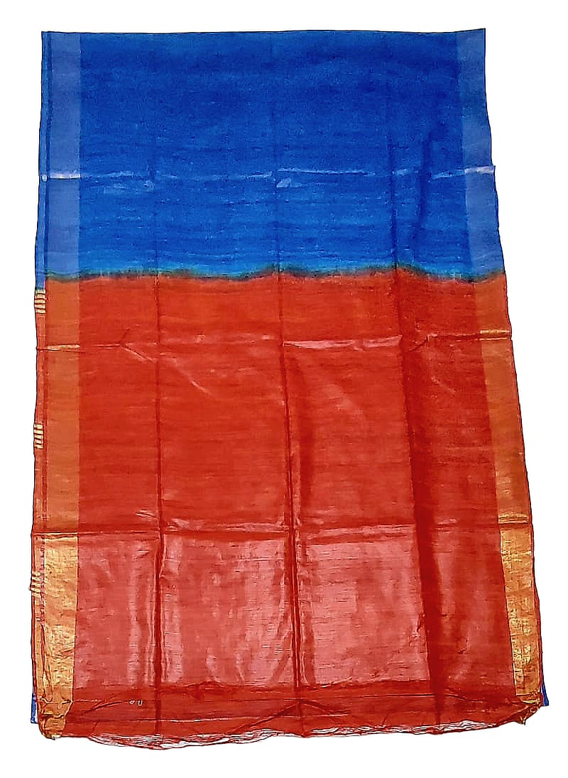 Premium Tussar Ghiccha Silk Saree  with Blouse Piece For Women & Girls