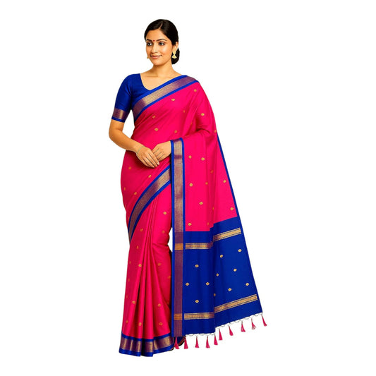 Exquisite Kadiyal Paithani Silk Saree